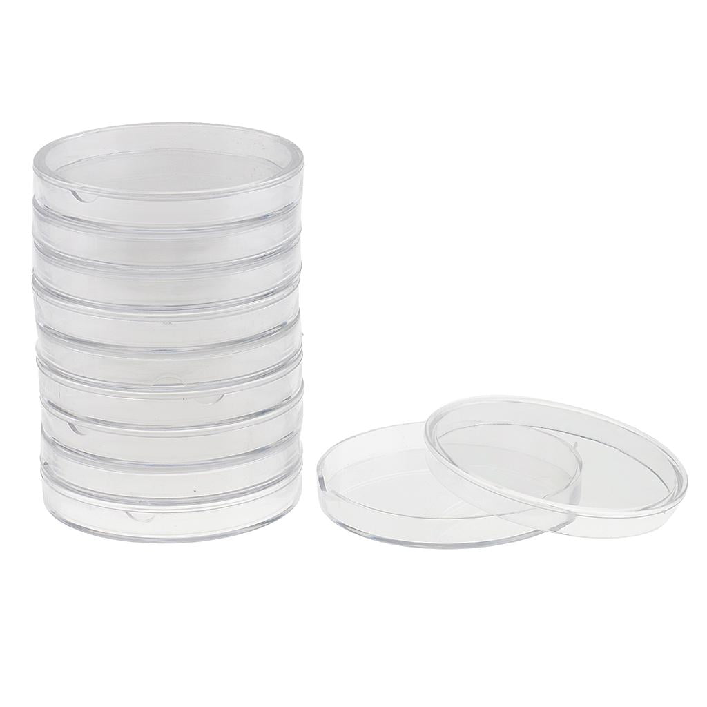 chiwanji 100 Pieces Coin Holder Capsules Container Case Clear 55mm 