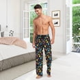 thumbnail image 6 of HPINK-T Cocktails Men's Pajama Pants Pjs Bottoms with Pockets Sleep Lounge Pants for Men, 6 of 13