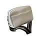 thumbnail image 3 of Bolsa de hombro de cuero, gran capacidad, compartimentos múltiples, mujer, pequeña bolsa cuadrada con correa ancha de PU blanco, 3 of 3