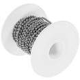 thumbnail image 2 of 1 Roll 10 Meter Length Stainless Steel Ball Chain 2.4MM Diameter Metal Bead Chain for DIY Handicraft Decoration, 2 of 8