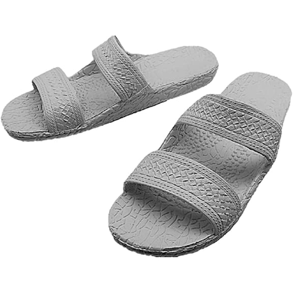 🌴 J-Slips Hawaiian Men’s Sandals in Classic Colors 🌊 Silver M11