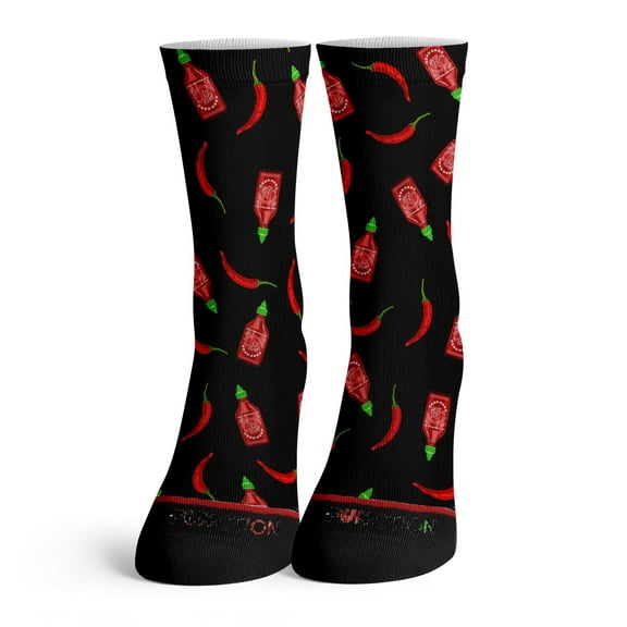 Function - Sriracha Hot Sauce And Chili Pattern Socks