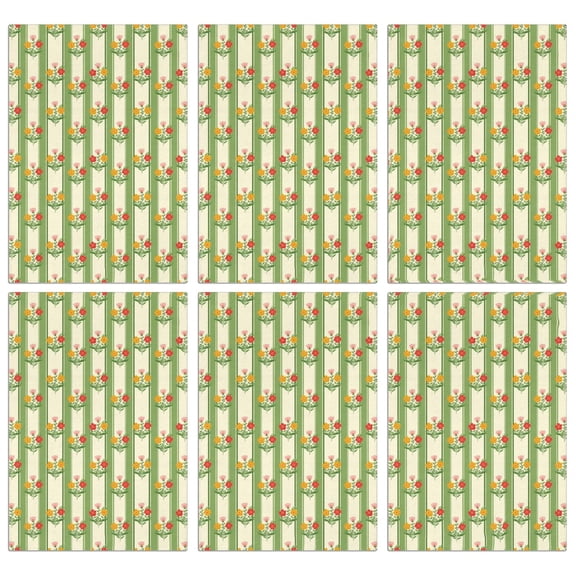 2 Pcs Pioneer Flower Floral Print Pattern Kitchen Towels, Funny Microfiber Dish Towel Set, 18" X 26" Tea Towels