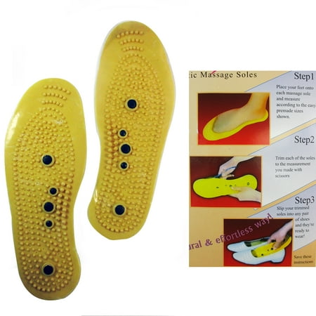 Magnetic Shoe Insoles Inserts Deodorizing Anti Athletes Foot Feet Care (Best Shoes For Nerve Damage Feet)