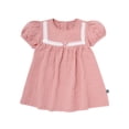 thumbnail image 3 of Modern Moments by Gerber Baby Girl Dress With Ribbon Lace and Diaper Cover Set, 2-Piece, Sizes 0/3 Months - 24 Months, 3 of 14