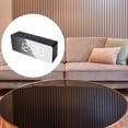 thumbnail image 4 of pitrice Plastic Digital Alarm Angle Adjustable Acrylic Screen 5V 2A Cable Power Projector Clock Home Hotel Thermometer Clocks White Light Type 2 1Set, 4 of 6