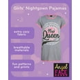 thumbnail image 2 of Angel Face Girls Nightgowns Cozy Soft Short Sleeve Nightgown Girls Sleep Dress Pajamas 3 Pack, 2 of 7