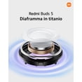 thumbnail image 3 of Auricular inalámbrico Xiaomi Redmi Buds 5 46dB ANC 40h Battery, 3 of 6