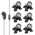 thumbnail image 1 of Labymos 6 Pcs 4 LEDs RGB Lampe de Plongée sous-Marine Kit avec Télécommande, 1 of 8