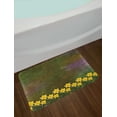 thumbnail image 2 of Daffodil Bath Mat, Bunch of Potted Daffodils under Calligraphy Lettering Featured Flower of Spring, Non-Slip Plush Mat Bathroom Kitchen Laundry Room Decor, 29.5 X 17.5 Inches, Brown Yellow, Ambesonne, 2 of 2