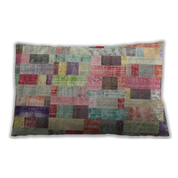 Ahgly Company Indoor Rectangular Contemporary Lumbar Throw Pillow, 13 inch by 19 inch