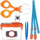 thumbnail image 1 of 1 Set Magnifying Viewer Box Critter Keeper Breeding Cage Breathable Box Insect Viewing Box For Kids, 1 of 4