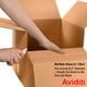 thumbnail image 3 of Aviditi MD1184SC Caja de cartón corrugado de profundidad múltiple 11 3/4"" L x 8 3/4"" W x 4 3/4"" H Kraft para envío embalaje y mudanza (paquete de 25), 3 of 5