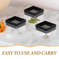thumbnail image 2 of 20 Pcs Support de Vitrine en Plastique Transparent Carré, 2 of 8