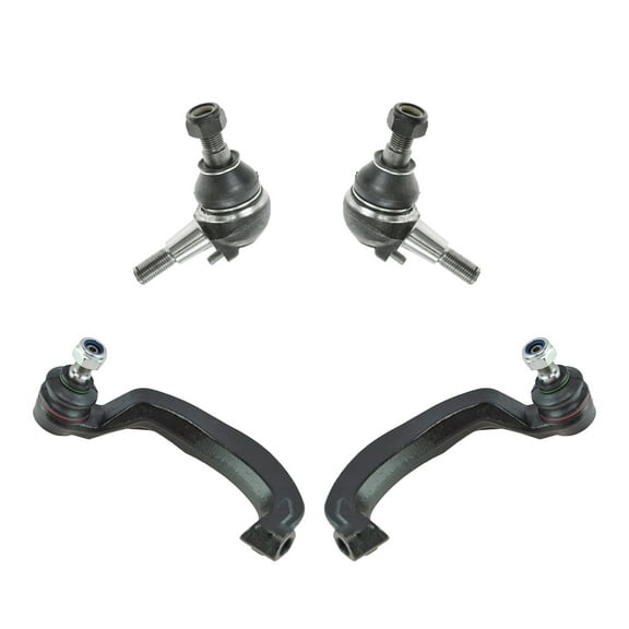 TRQ 4pc Steering Suspension Kit Outer Tie Rods Ball Joints for Mercedes Benz PSA64874 Fits select: 2006,2008 MERCEDES-BENZ E 350 4MATIC WAGON