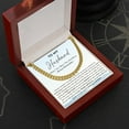 thumbnail image 4 of Husband Necklace Chain, Best Gifts For Husband, Husband Gifts From Wife, Valentines Day Git Birthday Gift For Husband, Wedding Gift For Him, To My Husband Chain, 4 of 5