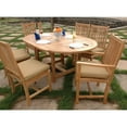 thumbnail image 3 of Teak Bahama Wilshire 7-Pieces Extension Dining Set, 3 of 5