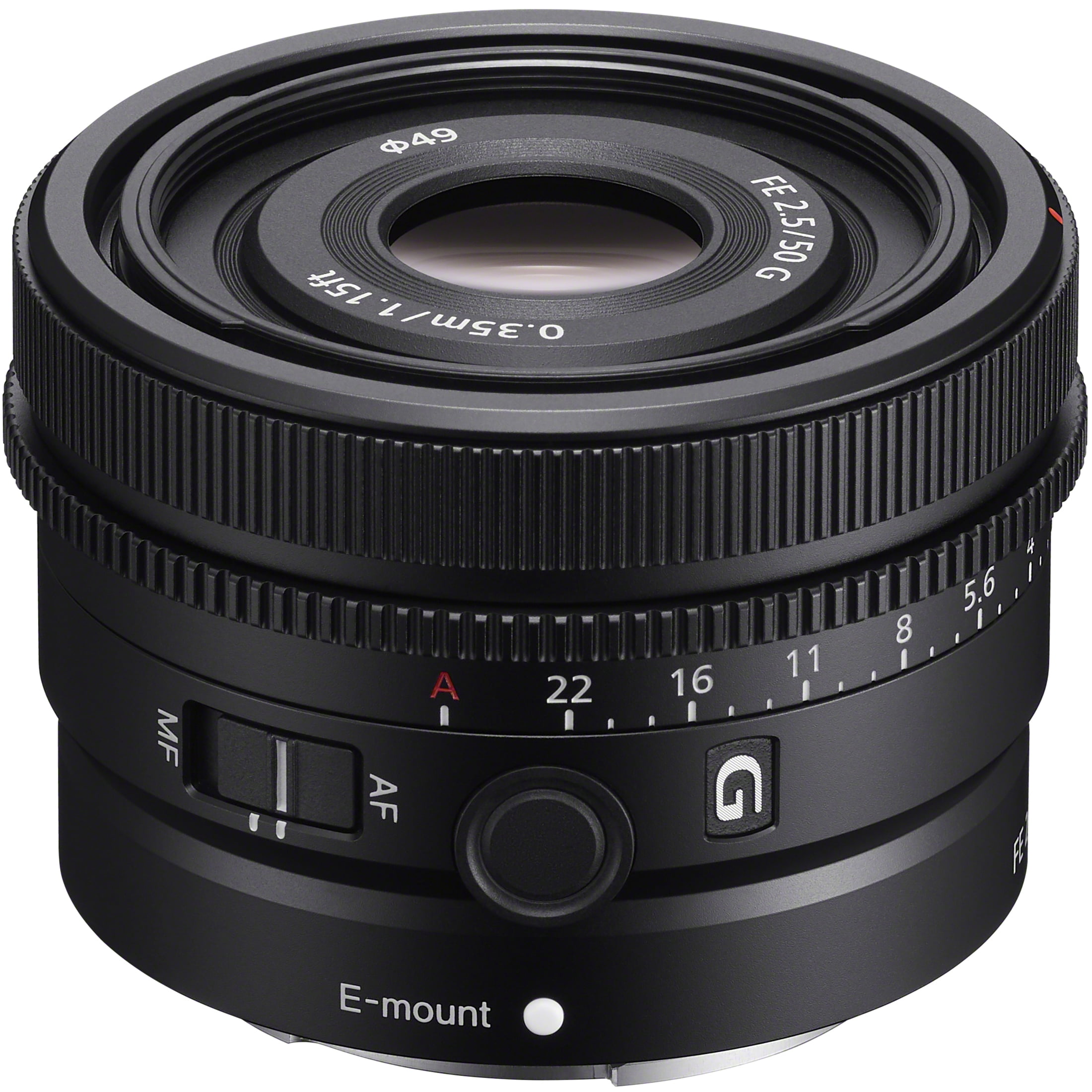 Sony FE 50mm F2.5 G Ultra-Compact Full-Frame G Lens - Walmart.com