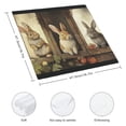 thumbnail image 3 of Nawy Rabbits Beatrix Potter Polyester Cloth Napkin Home Decor Reusable 4 PCS, 3 of 7
