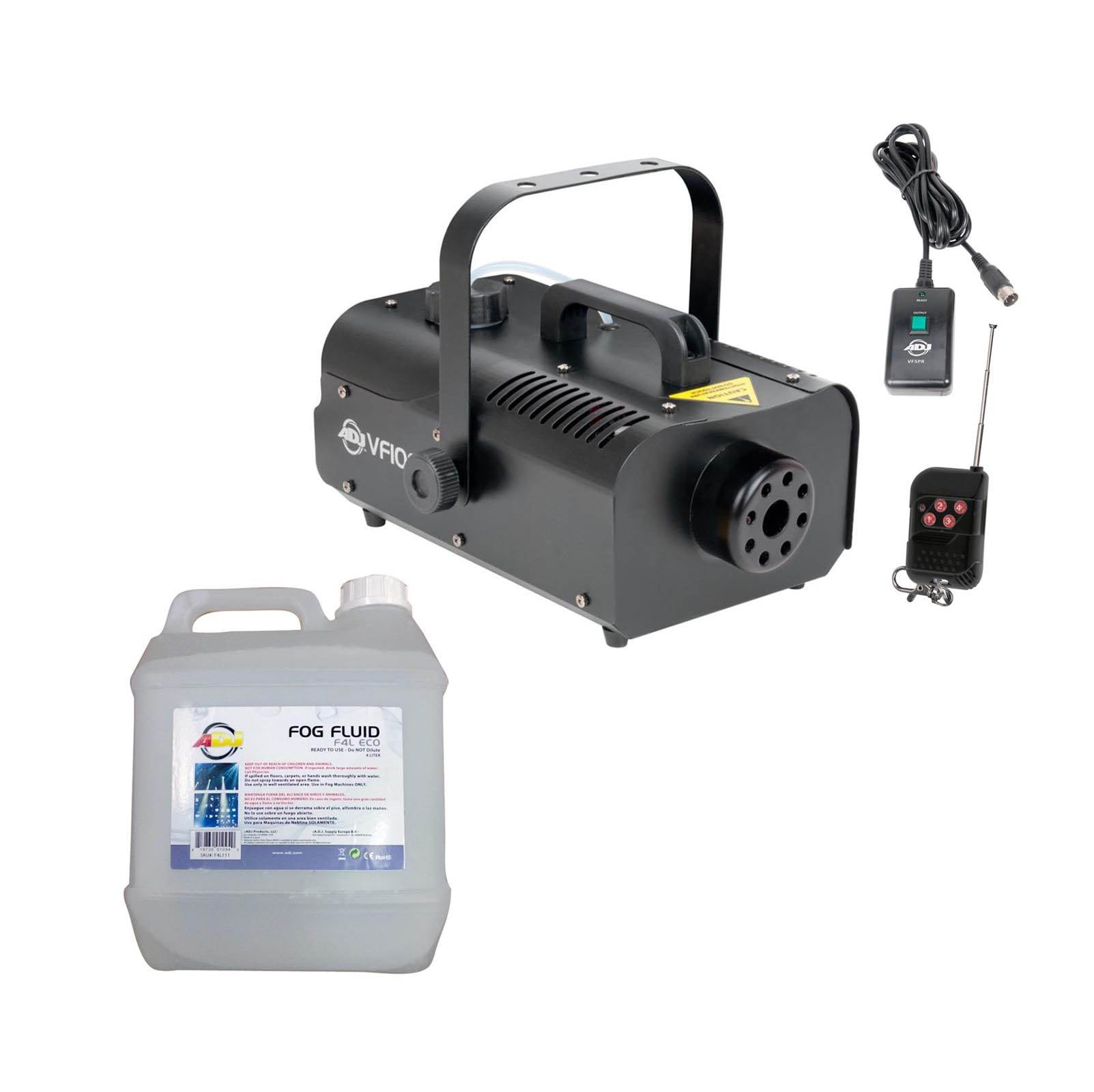 AMERICAN DJ VF1000 1000W 1 Liter Mobile Smoke Fog Machine w/ Remotes