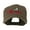 Brown, variant on Knights Text and Mascot Embroidered Cap - Khaki OSFM