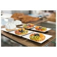 Mini Disposable Appetizer Plates - 200 Pack 2.95 In. x 2.95 in. White ...