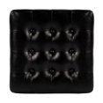 thumbnail image 3 of Beaumont Lane Ottoman en Cuir Noir, 3 of 7