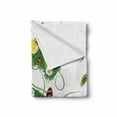 thumbnail image 2 of Letter S Soft Flannel Fleece Blanket, Multicolored Nature Inspired Alphabet Concept Healthy Green Leaves Foliage, Cozy Plush for Indoor and Outdoor Use, 50" x 60", Green Multicolor, by Ambesonne, 2 of 6