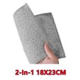 thumbnail image 3 of Nuevo paño de limpieza mágico 2 en 1 mejorado, paños para lavar platos de carbón de bambú con alambre de acero de doble cara, trapos para eliminar el óxido, estropajo, 3 of 5
