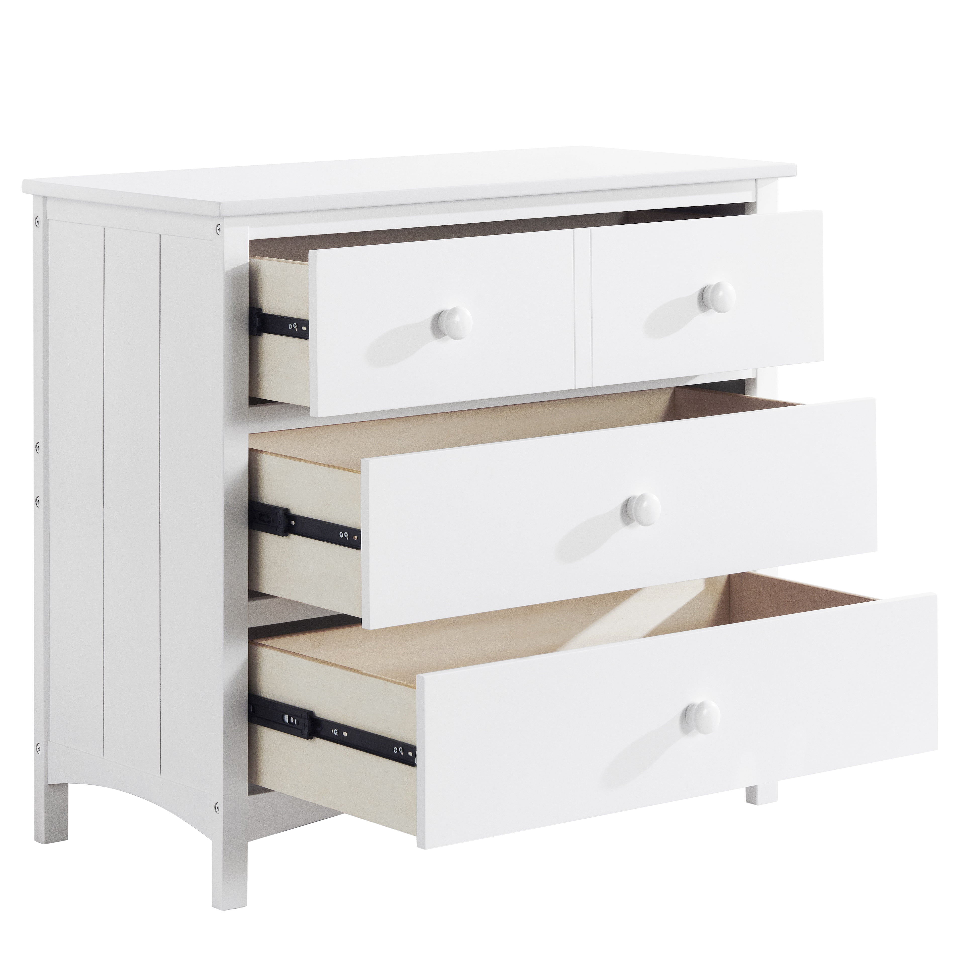 Oxford Baby Universal 3-Drawer Dresser, Snow White