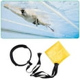 thumbnail image 2 of serony Nage Parachute Agilité Formation Ceinture de Résistance de Natation avec Traînée 40cm Jaune, 2 of 9