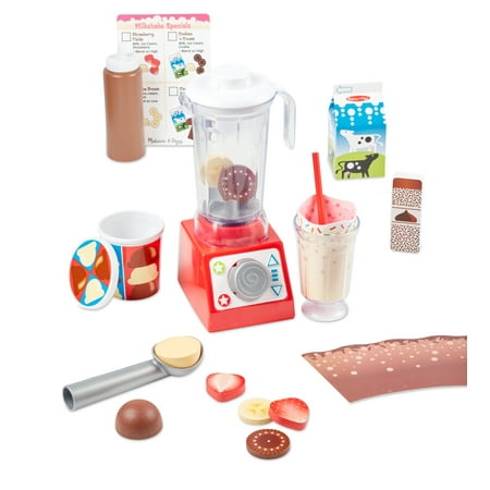 Melissa & Doug Milkshake Blender 19 Pieces Toy Kitchen Appliance Set –  BrickSeek