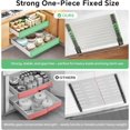 thumbnail image 6 of 2Pack Pull out Cabinet Organizer, 21"Deep,Slide out Drawers for Kitchen Cabinets, Pull-Out Home Organizers with Adhesive Nano, Roll out Sliding Shelves for Bathroom, Pantry,Under Sink Storage,White, 6 of 9