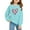 Blue, variant on CCRFTGI Valentines Sweatshirt for Girls Size 8 Preppy Love Heart Print Pullover Shirts Oversized Long Sleeve Trendy Hoodies Comfort Crew Neck Fall Winter Pullover Gifts for Girls Red 2-3Y