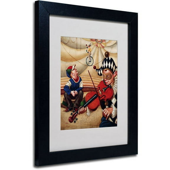 Trademark Fine Art "Calandurim" Canvas Art by Edgar Barrios, Black Frame