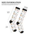 thumbnail image 5 of Bixox Summer Gnome Print Compression Socks,Compression Socks Women & Men Circulation for Medical,Running,Athletic, 5 of 7