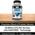 thumbnail image 5 of Kaya Naturals Probiotic 60 Billion CFU | Probiotics for Women, Probiotics for Men and Adults, Natural | Gut Health & Immune Support Supplement | Provides Digestive Support - 30 Vegetable Capsules, 5 of 5