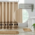 thumbnail image 4 of VHC Brands Cider Mill Primitive Pig Shower Curtain, Tan, 72x72, 4 of 8