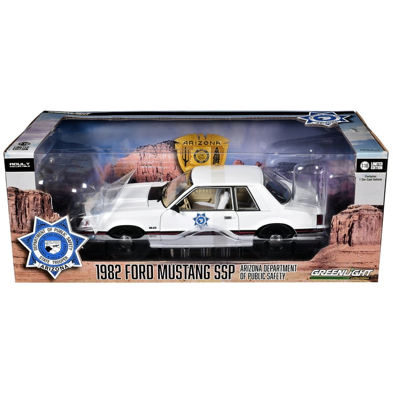 Xe Mô Hình FORD Mustang SSP 1982 Texas Department Of Public Safety 1 64 Greenlight