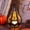 D, variant on Halloween Small Pumpkin Night Light, Halloween Jack O Lantern Pumpkin Decoration with Handheld Design, Glowing Pumpkin Lamp Ornament for Party Home Tabletop Decor