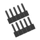 thumbnail image 2 of Juego de 10 bridas reutilizables para cables, cintas para organizar cables, sistema de organización versátil Negro, 2 of 9