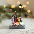 thumbnail image 3 of Christmas Ornaments Qwtwty Glowing Christmas Resin Ornament Small House Christmas Snowman Streetlight Ornament Christmas Gift, 3 of 6