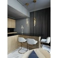 thumbnail image 3 of AFX  Indra 4" LED Pendant Light Satin Brass, 3 of 4
