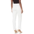 thumbnail image 2 of Pantalones Gloria Vanderbilt Amanda de Corte Tapered y Tiro Alto en Blanco, 2 of 2