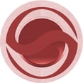 thumbnail image 1 of Ahgly Company Tapis de Zone Carré Transitionnel Lavable en Machine, Rose, 3 Pieds Carré, 1 of 7
