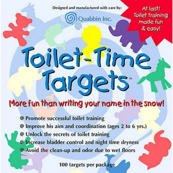 Quabbin Toilet Targets Training Products for Boys