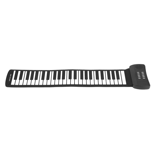 Piano Portátil Enrollable De 49 Teclas Con Sonido Envolvente 4D, Alimentado Por USB Y Batería, Ideal Para Niños Y Principiantes.