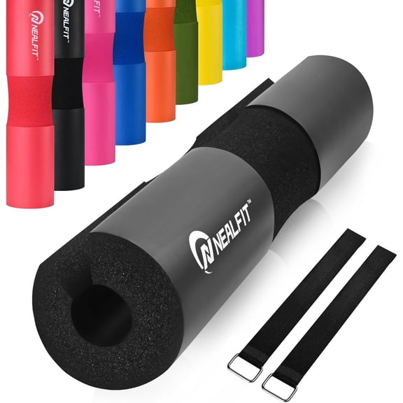 Barbell Pad Squat Pad for Squats—Squat Bar Pad—Great for Weightlifting,Lunges and Hip Thrusts—Foam Sponge Pad—Fit Standard and Olympic Bars Perfectly