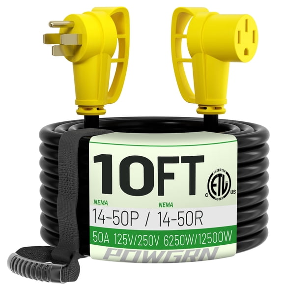 Cable de extensión POWGRN NEMA 14-50 50 A 3 m impermeable