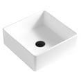 thumbnail image 2 of Karran Usa Qm174 Quattro Matte 14-1/2" Square Acrylic Vessel Bathroom Sink - White, 2 of 5